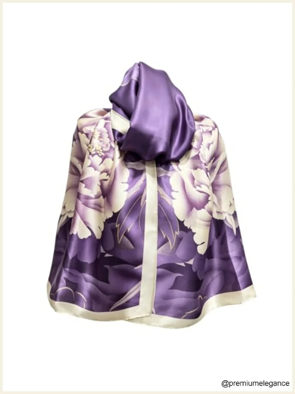 Large Satin Scarf Shawl Wrap Lightweight